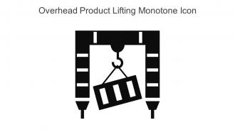 Overhead Product Lifting Monotone Icon In Powerpoint Pptx Png And Editable Eps Format