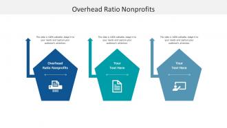 Overhead ratio nonprofits ppt powerpoint presentation infographic template gallery cpb