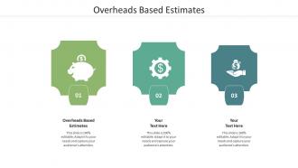Overheads based estimates ppt powerpoint presentation infographics brochure cpb