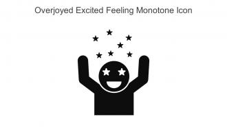 Overjoyed Excited Feeling Monotone Icon In Powerpoint Pptx Png And Editable Eps Format