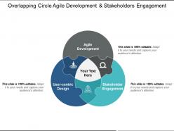 Overlapping circle agile development and stakeholders engagement