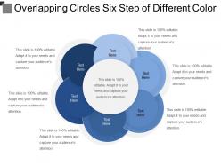 Overlapping Circles Six Step Of Different Color