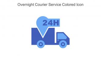 Overnight Courier Service Colored Icon In Powerpoint Pptx Png And Editable Eps Format