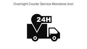 Overnight Courier Service Monotone Icon In Powerpoint Pptx Png And Editable Eps Format