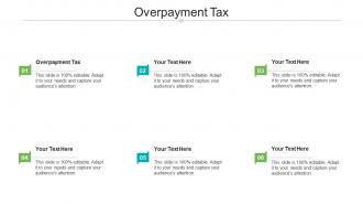 Overpayment tax ppt powerpoint presentation inspiration themes cpb