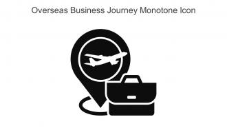 Overseas Business Journey Monotone Icon In Powerpoint Pptx Png And Editable Eps Format
