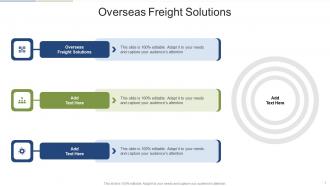 Overseas Freight Solutions In Powerpoint And Google Slides Cpb