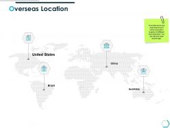 Overseas location map k52 ppt powerpoint presentation images