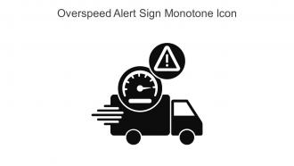 Overspeed Alert Sign Monotone Icon In Powerpoint Pptx Png And Editable Eps Format