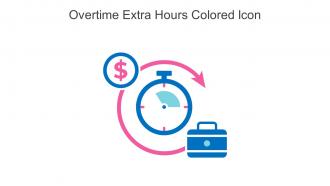 Overtime Extra Hours Colored Icon In Powerpoint Pptx Png And Editable Eps Format