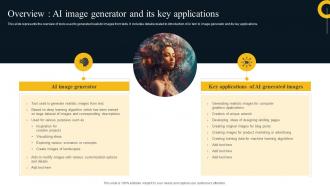 Overview AI Image Generator And Its Key Applications AI Text To Image Generator Platform AI SS V