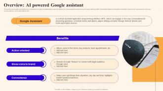 Overview Ai Powered Google Assistant Using Google Bard Generative Ai AI SS V