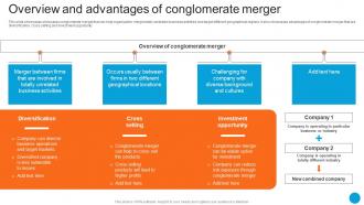 Overview And Advantages Of Conglomerate Merger Product Diversification Strategy SS V