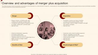 Overview And Advantages Of Merger Plus Merger And Acquisition For Horizontal Strategy SS V