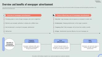Overview And Advertisement Overview Of Online And Marketing Channels MKT SS V