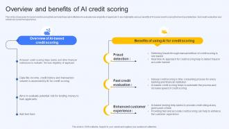 Overview And Benefits Of Ai Credit Scoring Ai Finance Use Cases AI SS V