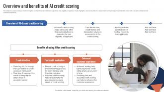 Overview And Benefits Of AI Credit Scoring Finance Automation Through AI And Machine AI SS V