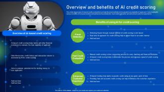 Overview And Benefits Of AI Credit Scoring How AI Is Revolutionizing Finance Industry AI SS