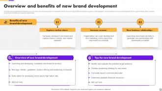 Overview And Benefits Of New Brand Extension Strategy To Diversify Business Revenue MKT SS V