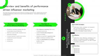 Overview And Benefits Of Performance Driven Strategic Guide For Performance Based