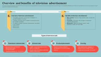 Overview And Benefits Of Television Outbound Marketing Plan To Increase Company MKT SS V