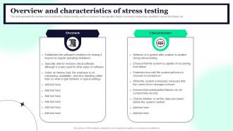 Overview And Characteristics Of Stress Testing Conformance Testing Types