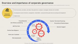 Overview And Importance Of Corporate Governance Effective Business Risk Strategy SS V