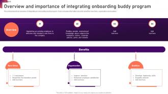 Overview And Importance Of Integrating New Hire Onboarding And Orientation Plan