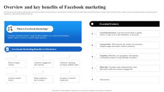 Overview And Key Benefits Of Facebook Marketing Facebook Advertising Strategy SS V