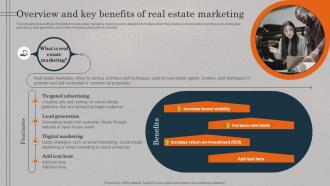 Overview And Key Benefits Of Real Estate Marketing Real Estate Promotional Techniques To Engage MKT SS V