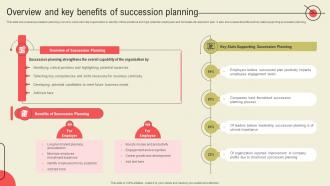 Overview And Key Benefits Of Succession Planning Succession Planning Guide