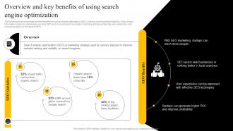 Overview And Key Benefits Of Using Search Engine Startup Marketing Strategies To Increase Strategy SS V