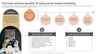 Overview And Key Benefits Of Using Social Media Low Budget Marketing Techniques Strategy SS V