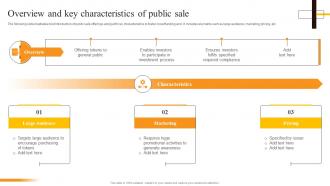 Overview And Key Characteristics Of Public Sale Security Token Offerings BCT SS