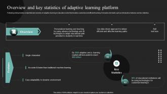 Overview And Key Statistics Of Adaptive Iot In Education To Transform IoT SS