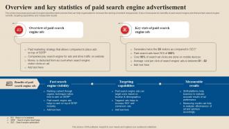 Overview And Key Statistics Of Paid Search Engine Acquire Potential Customers MKT SS V