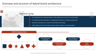 Overview And Structure Of Hybrid Brand Architecture Marketing Strategy To Promote Multiple