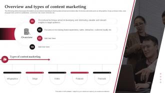 Overview And Types Of Content Marketing Real Time Marketing Guide For Improving