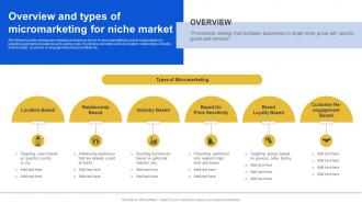 Overview And Types Of Micromarketing For Niche Introduction To Micromarketing Customer MKT SS V
