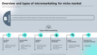 Overview And Types Of Micromarketing For Niche Market Macro VS Micromarketing Strategies MKT SS V