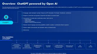 Overview Chatgpt Powered By Open Ai Chatgpt Open Ai Powered Technology ChatGPT SS V