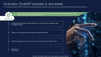 Overview Chatgpt Prompts In Real Estate Chatgpt For Real Estate Chatgpt SS V