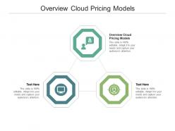 Overview cloud pricing models ppt powerpoint presentation portfolio demonstration cpb