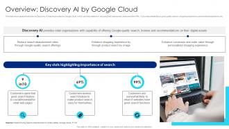 Overview Discovery AI By Google Cloud Google Chatbot Usage Guide AI SS V