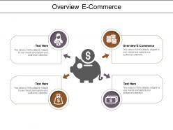 Overview e commerce ppt powerpoint presentation portfolio inspiration cpb