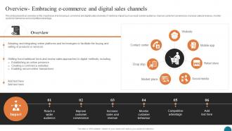 Overview Embracing E Commerce And Elevating Small And Medium Enterprises Digital Transformation DT SS