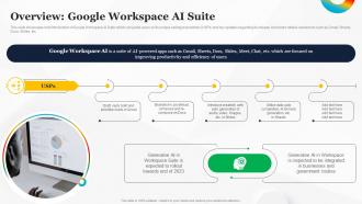 Overview Google Workspace AI Suite How To Use Google AI For Your Business AI SS