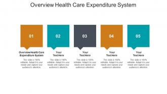 Overview health care expenditure system ppt powerpoint presentation infographics cpb
