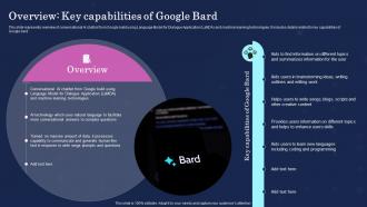 Overview Key Of Google Bard Ultimate Showdown Of Ai Powered Chatgpt Vs Bard Chatgpt SS