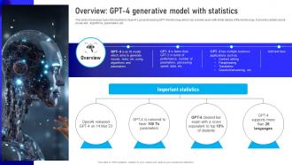Overview Model With Statistics How Is Gpt4 Different From Gpt3 ChatGPT SS V